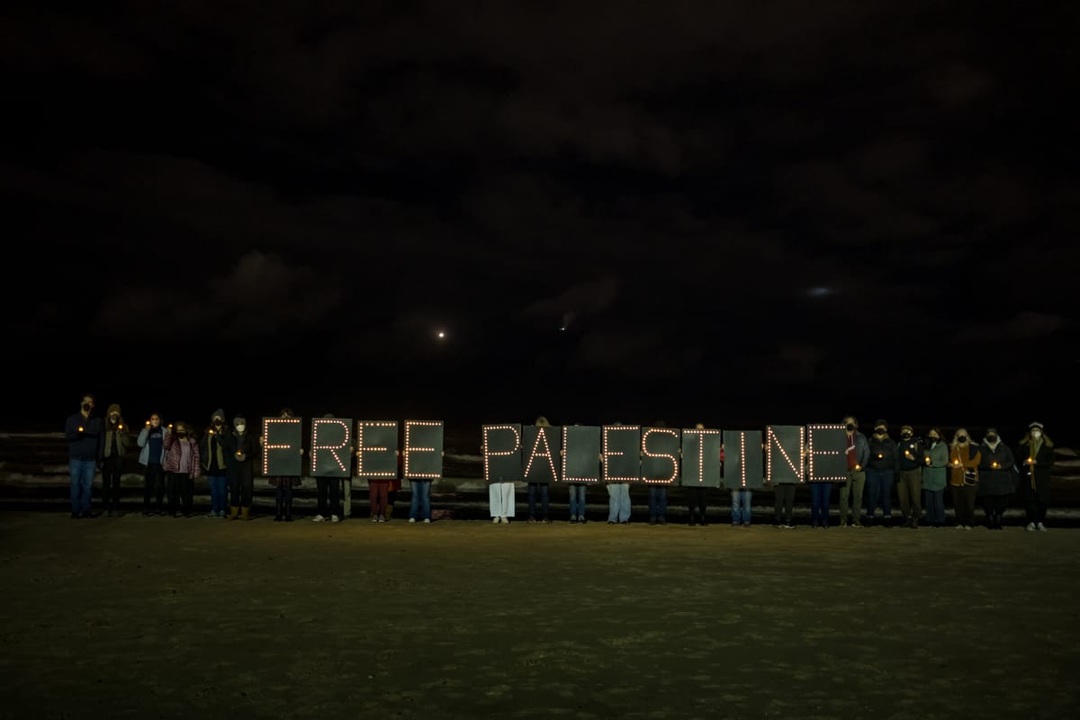 A Vigil for Palestine and a Reflection on Grief