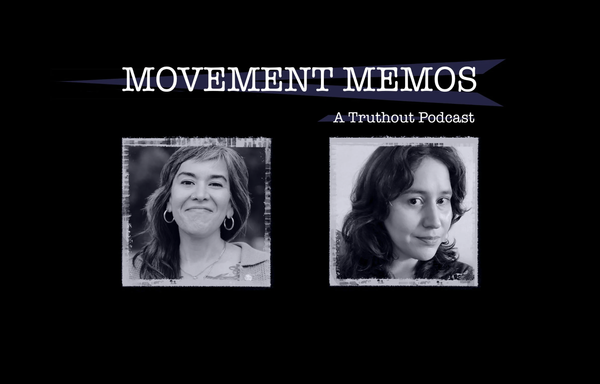 Photos of Kelly Hayes and Nikki Marín Baena under the Movement Memos logo.